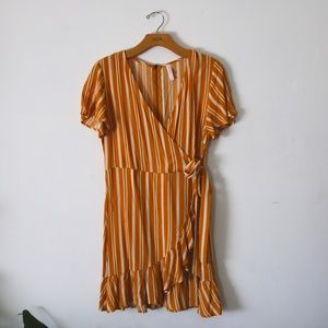 Yellow Striped Dress